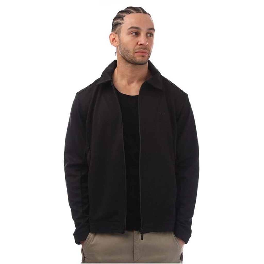 Hugo Boss Surley Zipped Sweatshirt - Black